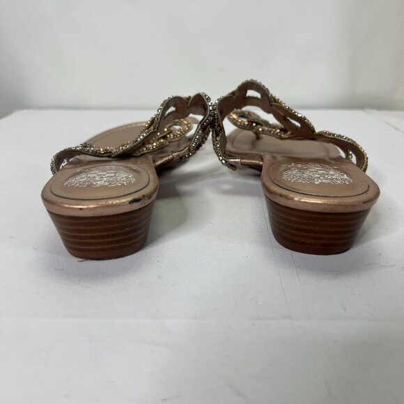Vince Camuto Embellished Crystal Sandals Size 9 - Picture 3 of 6